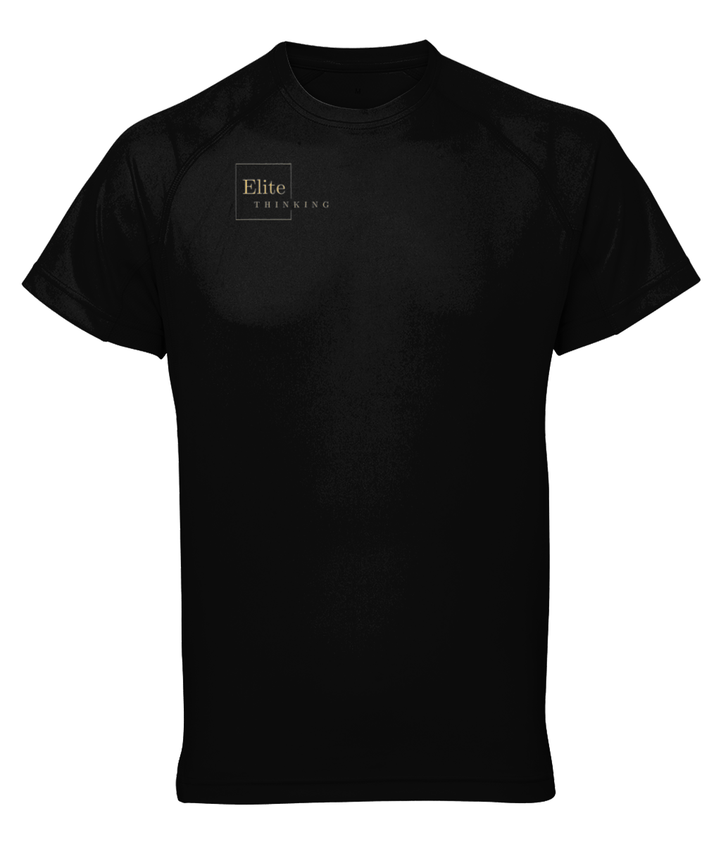 ET0011Elite - Mens TriDri® Panelled Tech Tee Black