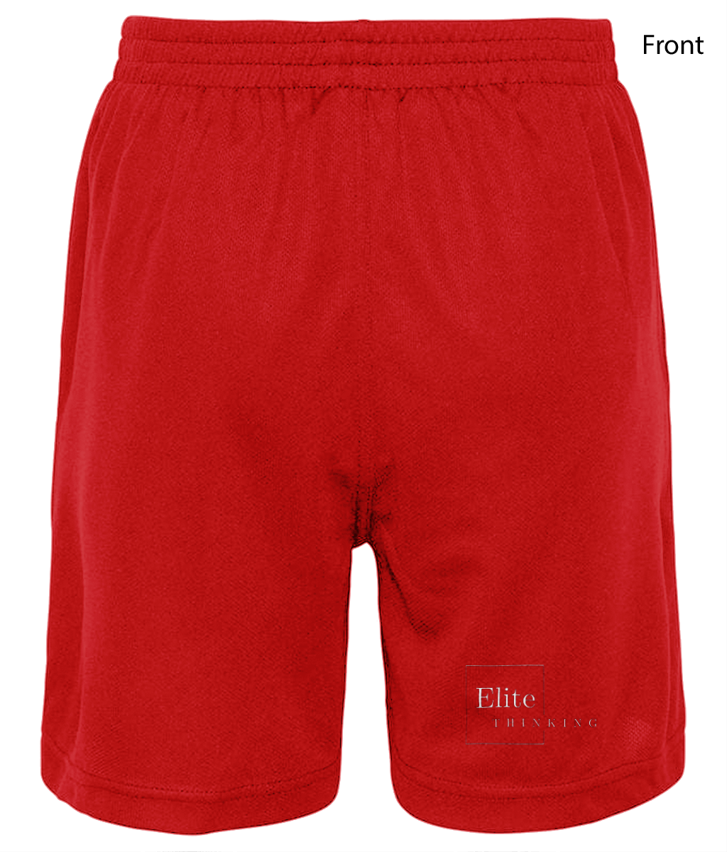 ET042Elite - Just Cool Sports Shorts RED