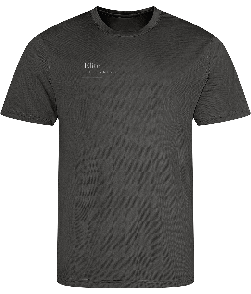 ET030Elite - Mens Just Cool Sports T‑Shirt CHARCOAL