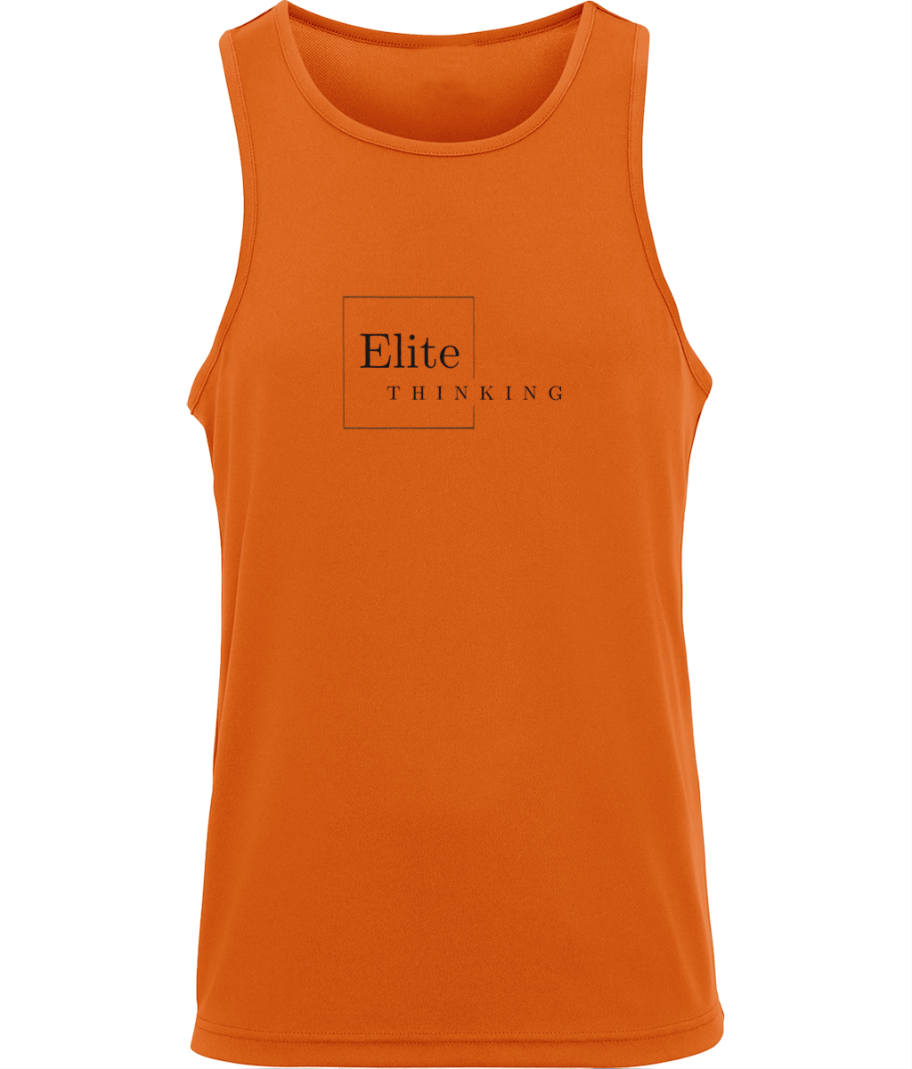 ET001Elite Mens Just Cool Sports Vest Orange