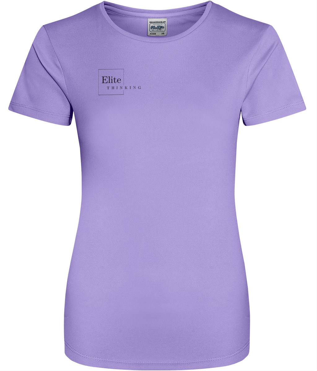 ET008Elite - Womens Just Cool Sports T‑Shirt Purple