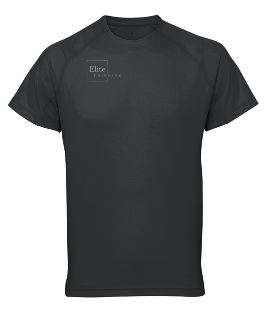 ET010Elite - Mens TriDri® Panelled Tech Tee Charcoal