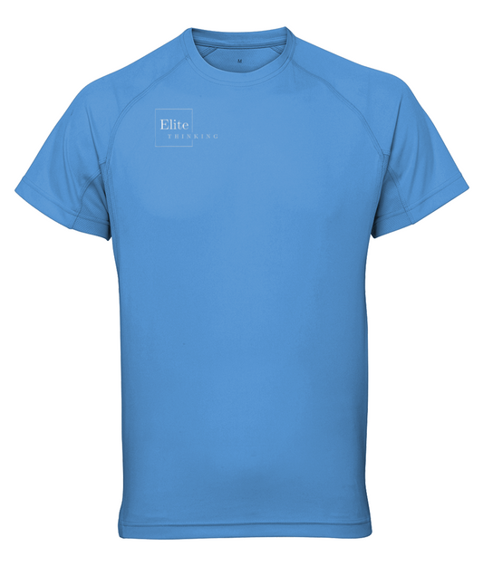 ET009Elite - Mens TriDri® Panelled Tech Tee Sapphire Blue