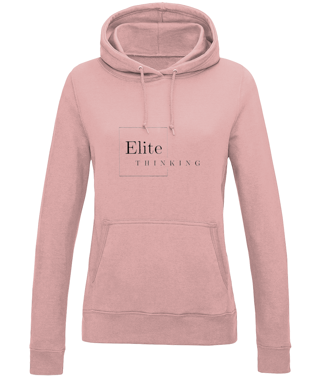 ET0015Elite - AWDis Girlie College Hoodie Dusty Pink