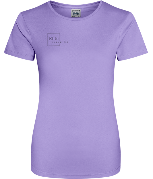ET008Elite - Womens Just Cool Sports T‑Shirt Purple